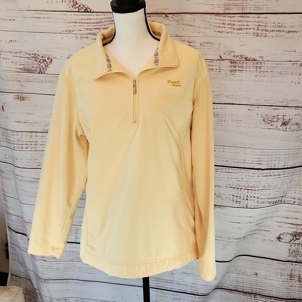 Kate Lord women's golf 1/4 zipped pullover